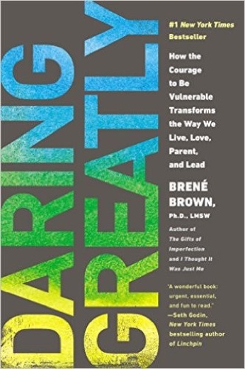 Portada de Daring Greatly, de Brené Brown