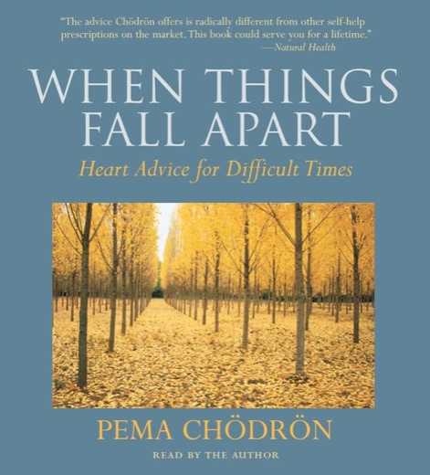 Portada de When Things Fall Apart, de Pema Chödrön